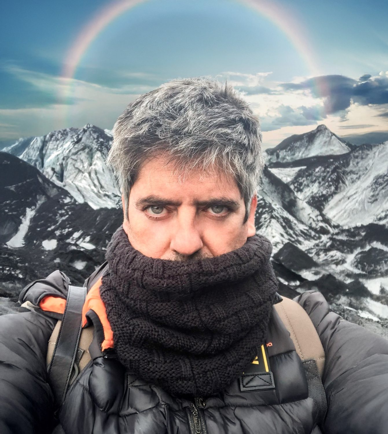 Miguel Ángel Gallardo — autorretrato en la montaña, Photomagas